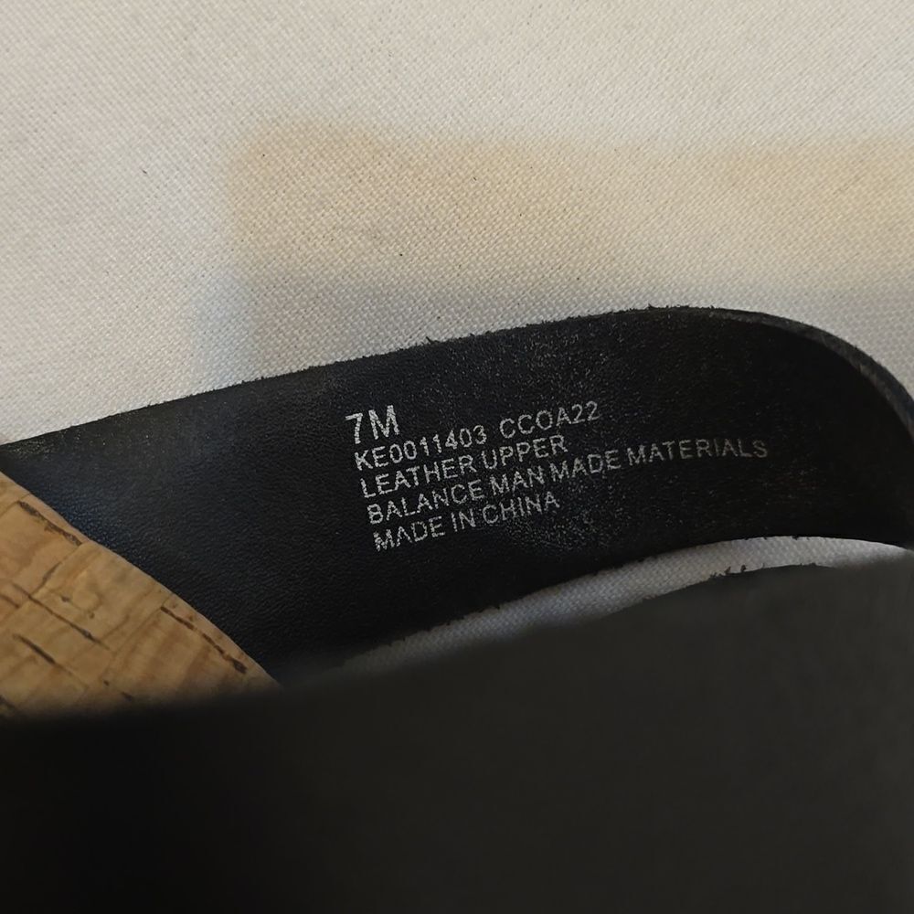 Black, Kork-Ease wedge. Size 7 - Picture 7 of 9